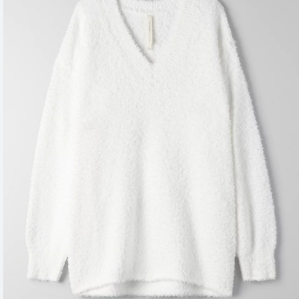 Babaton retreat fuzzy sweater size small GUC